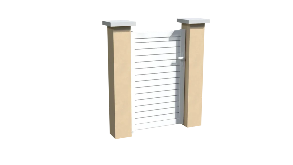 Cerbère portillon aluminium