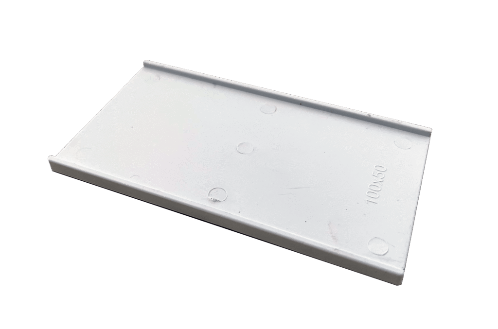 Bouchon plat PVC 100x50 mm