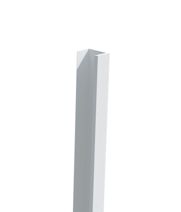 Profilé PVC en U pour lames de 24 mm